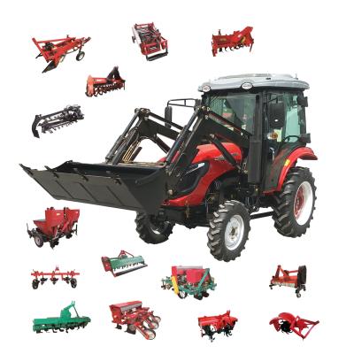 China Farms China supplier hp-220 hp 8 wheel drive tractor with front loader high quality cheap price for sale for sale