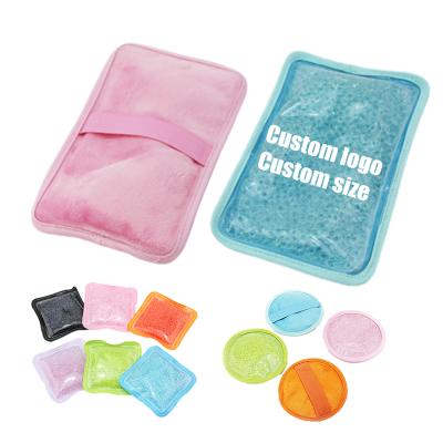 China Medical Custom Cute Soft Plush Convenient Gel Beads Mini Cooling Hot Cold Ice Convenient Package for sale