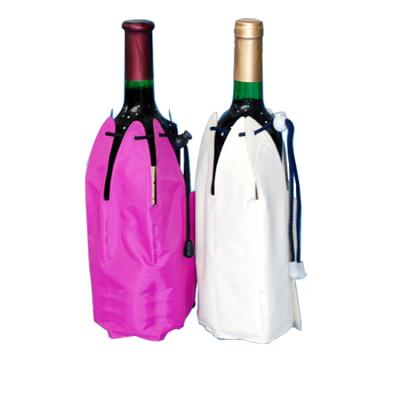 China Sustainable Beverage Cooler Sleeve Keep Warm Or Cool Gel Ice Pack Bottle Cooler For Beer Wine And Milk for sale