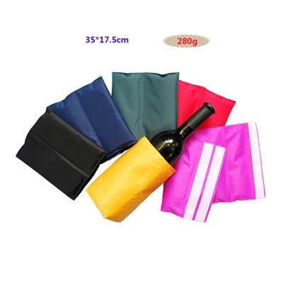 China Factory Supply Reusable Factory Supply Printing Reusable Printing Ice Freeze Bottle Cooler Wine Fridge Wine Cooler Bag OEM Cold Packed Sleeve for sale