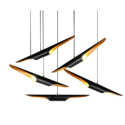 China Latest Design Modern E27 Socket Aluminum Chandeliers Art Unique The Pendant Lights for sale