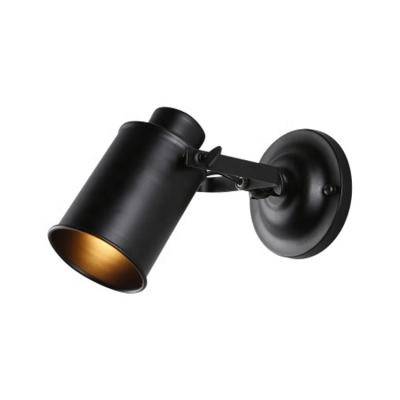 China Retro modern black loft wall socket guzhen vintage industrial wall lamp for sale