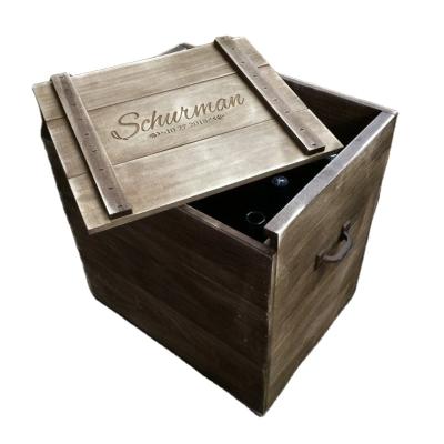 China Personalized Biodegradable and Retro Wine Box Cover from Toy Storage Box Wooden for sale