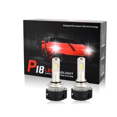 China Zhengyuan Tech LED P18 H7 Car Led Full Online Store Auto Headlights For Car Honda Crv Corolla Station Wagon 2012 for sale