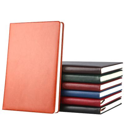 China Custom Pocket Daily Planner Maker Notebook Hardcover Book Agenda A5 PU Leather Notebook for sale