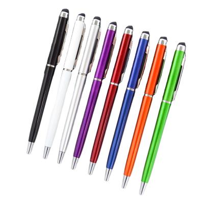 China Cheap Promotional Slim Twist Stylus Pen Plastic Pen Promotional Tip for sale