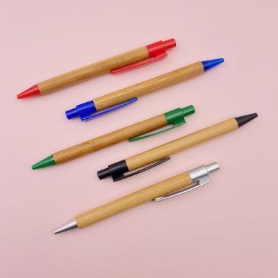 China Promotional Pen Customized Logo Printing Promo Pen Bamboo Pen Wood Wood for sale