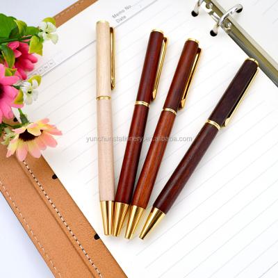 China Pen Wholesale Promotional Fancy Wooden Ballpoint Pen Handmade Wooden Pen for sale