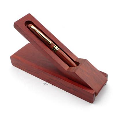 China Promotion Gifts Recycle Gift Pen Display Box Wood Wooden Pen With Box Case for sale