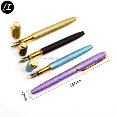 China Promotion gifts quality fountain pen metal with customized logo. for sale