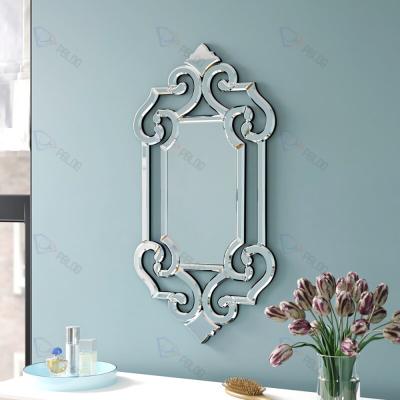 China Contemporary Antique Venetian Mirrored Venetian Furniture Wall Mirror For Dressing Room for sale