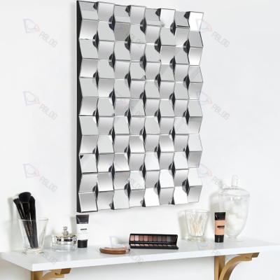 China designer hand made wall mirror living room 3d art for hanging home abstract mirrors decor wall for sale