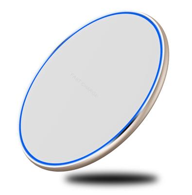 China Hot Sales 10w High Speed ​​QI Wireless Fast Charger Charging Pad For IPHONE SAMSUNG HUAWEI for sale