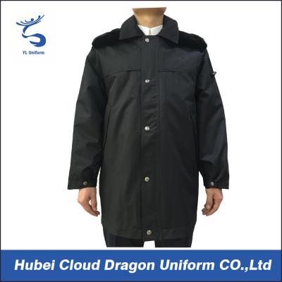 China El algodón rellenado espesa las capas del guardia de seguridad, chaquetas del invierno de la policía para protector frío en venta