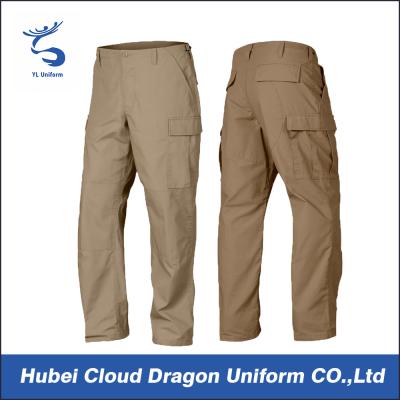 China Camouflage Security Combat Trousers / Police Tactical Pants For Military for sale