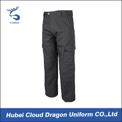 China 100% Cotton Black Military Cargo Pants Military Combat Trousers For Men for sale