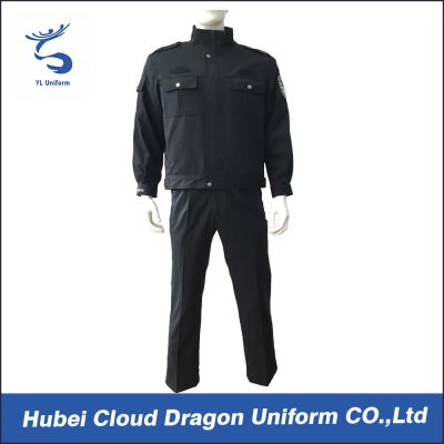 China Durable Navy Twill Duty Security Guard Apparel , Police And Security Uniforms for Men for sale