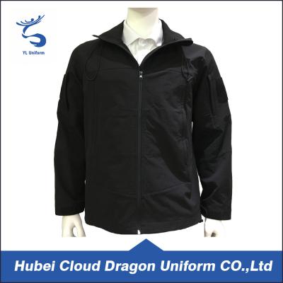 China Elastic Softshell Security Guard Jackets , Security Guard Coats Adjustable Cuffs for sale