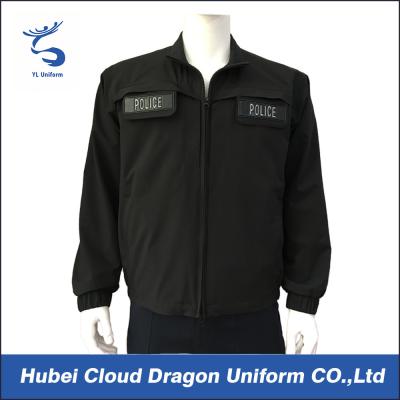 China Waterproof Black Military Tactical Shirts For Security Guards for sale