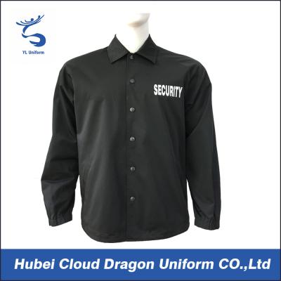 China Customized Spring Security Guard outwear Jackets for men for sale