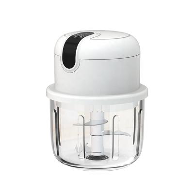 China Hot Sale RV Bulkhead Design Glass Cup 30W 1200mAh 1700rpm 300mL Electric Food Processor For Kitchen for sale