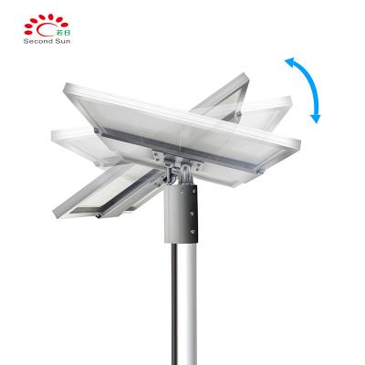 China ROAD outdoor IP65 all in one solar street light 80W 100W integrated led solar street light price for sale