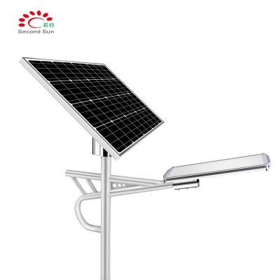 China Hot ROAD Products Solar Street Lights Pathway Garden Street All In Aluminum Outdoor Solar One Lights With Remote Control for sale