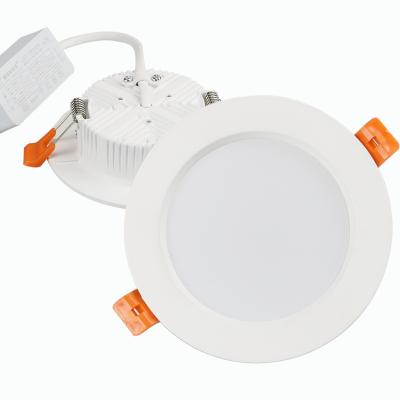 China Modern Low Profile Recessed Wafer Down Ultra Slim LED Light Fixture 6 Inch Slim Panel Light for sale