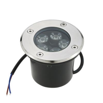 China Hot Theme Park Rotated Recessed Light Outdoor Waterproof LED Garden Lamp 3W Inground Light for sale