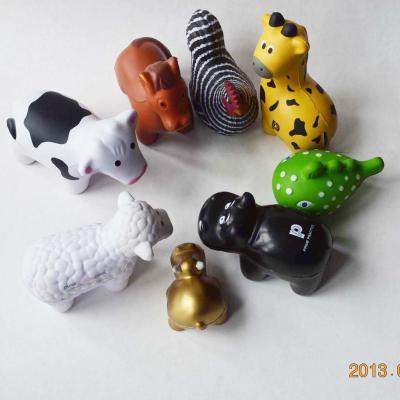 China Promotional Toy Slow Rising Animal Shaped Stress Balls, PU Slow Rising Animal Toy, Animal Stress Ball for sale