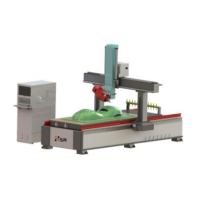 China 2500*1260*200mm 1325 cnc router machine price in india cnc router linear guide rail ball screw 4 axis 3d rotary axis cnc router wood for sale