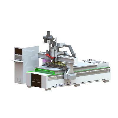 China Hotels wood cnc router 4d machine automatic tool changer 1325 act wood cnc router nest desktop cnc router for sale