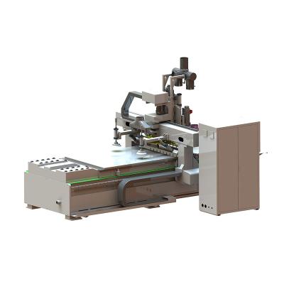 China Hotels 1325 rotary woodworking cnc router machine auto loading mdf cabinet nesting cnc router woodworking machine for sale