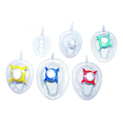 China Custom Color Code Anesthesia Mask Inflatable Rim for Sale for sale