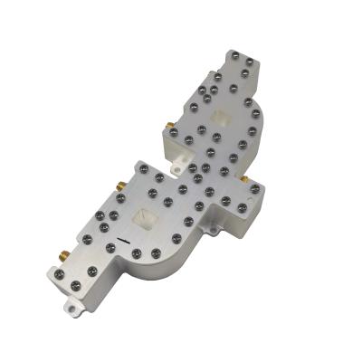 China Low Insertion Loss 8.5-10.5GHz RF 4 Way Power Splitter Splitter Manufacturers for sale