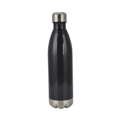 China PORTABLE 500ml 750ml cola shaped botellas Para double wall vacuum flask agua insulated 304 stainless steel water bottle custom logo for sale