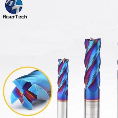 China 50-200mm Tungsten Carbide Metal Carbide End Mill With Helix Angle 30°-45° for sale