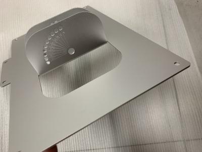 China aluminium precision machining sandblasted anodising matte finish plate prototype parts for sale