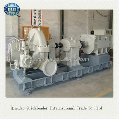 China low pressure 1MW type back pressure 1mw small steam turbine for sale