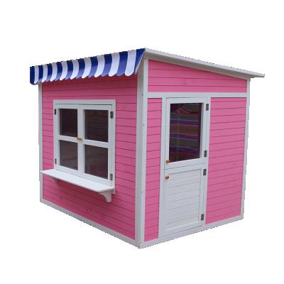 China Easily Assembled Wooden Playhouses From Playgrounds Supplier for sale