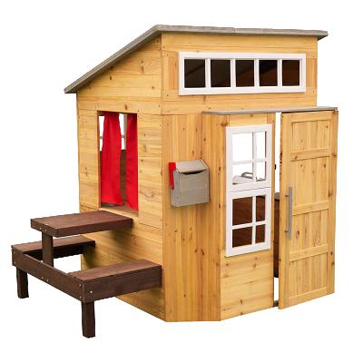 China Swingset easily assembled with the playhouse tether for sale