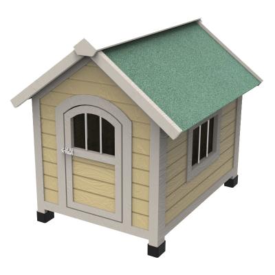 China Custom Eco - Friendly Cheap Home Wooden Pet Kennel Windproof for sale