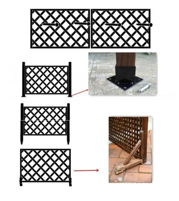 China Easily Assembled High Quality Anti-Corrosion Wild Wooden Pet Stake Fence Safe Outdoor Post for sale