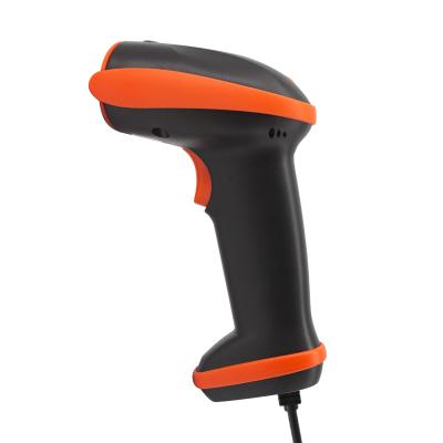 China Customized eye-catching color dustproof usb wired laser 1d barcode scanner for warehouse A4 size for sale