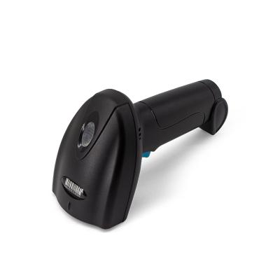 China Black Handheld Supermarket OEM Factory Reader 1d BT Barcode Scanner Fast Scan Wireless Barcode Scanner for sale