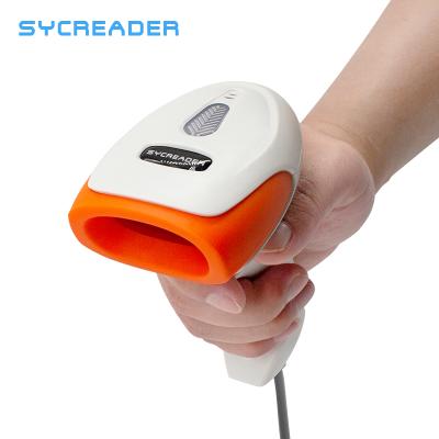 China Super Market 1D 2D 2D Barcode Scanner Qr Code Scanners Barcode Scanner A4 Cable Size for sale