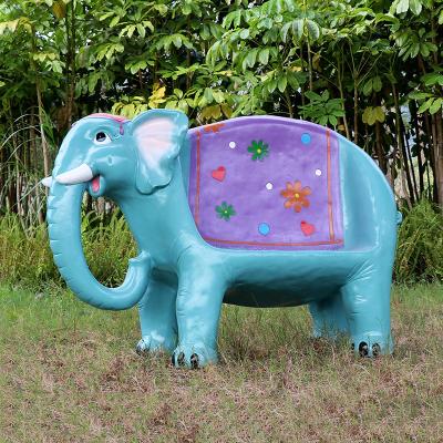 China Worlwide Cartoon Elephant Bench Yard Landscape Park Decoration for sale