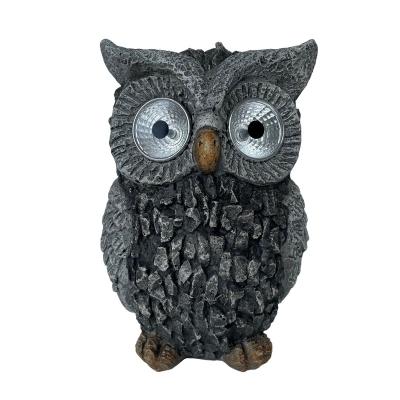 China Worlwide Outdoor Waterproof Solar Garden Lights Owl Statue for sale