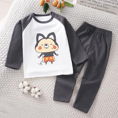 China QUICK DRY Cotton Children's Winter Underwear Thermal Overlayer Quilted Thickening Suit for sale