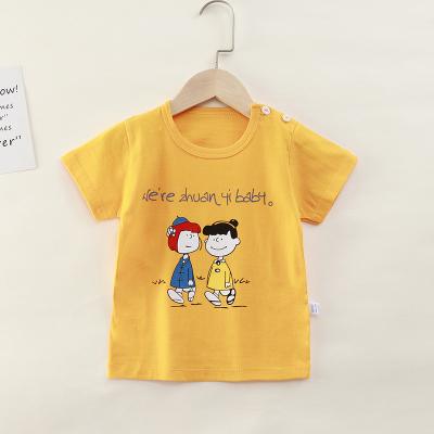 China 2020 Summer Breathable Boys Short Sleeve T-Shirt Wholesale Fashion Kids Tops for sale